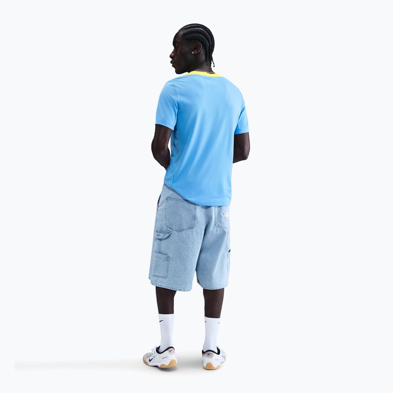 Tricou de fotbal pentru bărbați Nike FC Barcelona Strike SE university blue/opti yellow 3