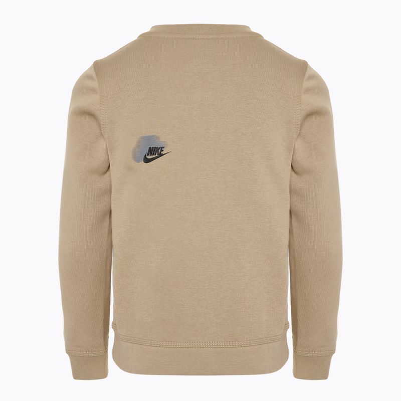 Bluză pentru copii Nike Sportswear Standard Issue Crew-Neck khaki 2