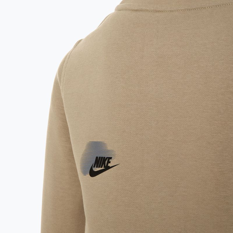 Bluză pentru copii Nike Sportswear Standard Issue Crew-Neck khaki 4
