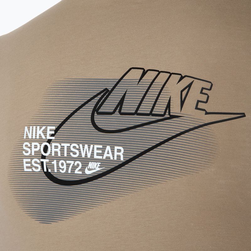 Tricou pentru copii Nike Sportstwear Standard Issue khaki 4