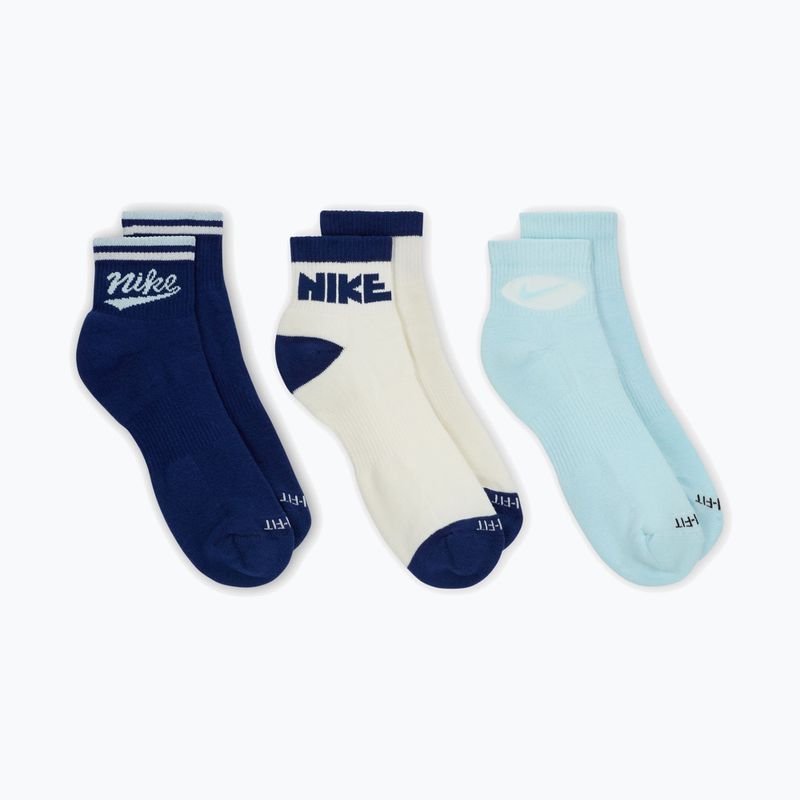 Șosete pentru bărbați Nike Everyday Plus Ankle 3 perechi multi-color/902