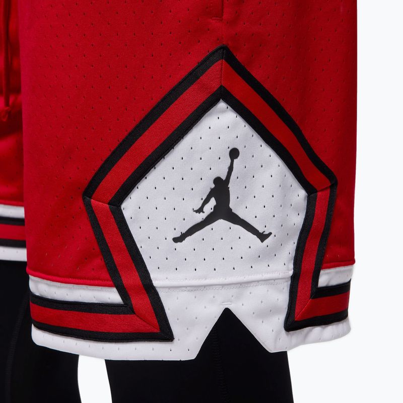 Pantaloni scurți de baschet pentru bărbați Nike Jordan Mesh Diamond 4" gym red/white/black 6