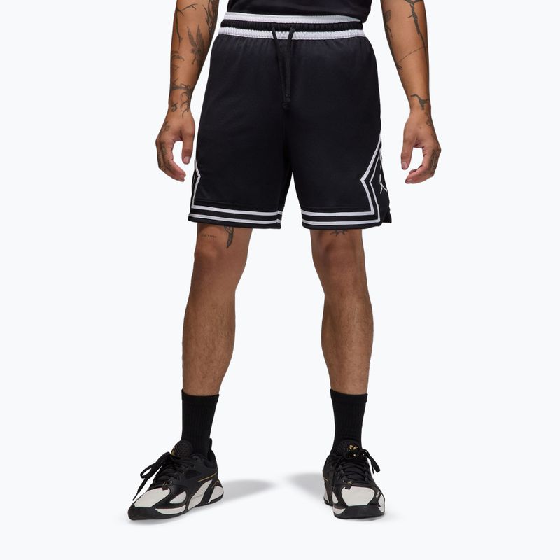 Spodenki koszykarskie męskie Nike Jordan Mesh Diamond 4" black/white/white