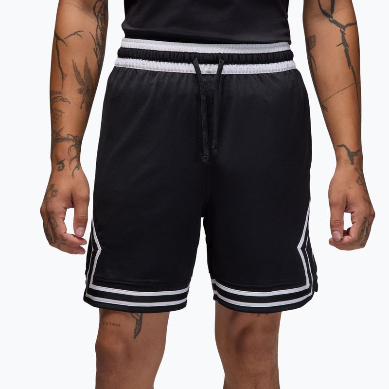Pantaloni scurți de baschet pentru bărbați Nike Jordan Mesh Diamond 4" black/white/white 3