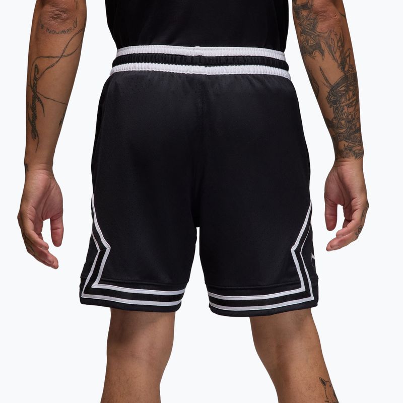 Pantaloni scurți de baschet pentru bărbați Jordan Mesh Diamond 4" black/white/white 4