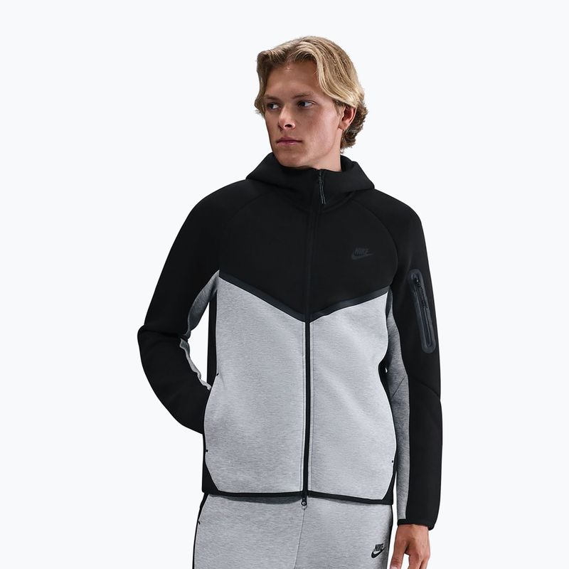 Bluză pentru bărbați Nike Tech black/dark grey heather/black