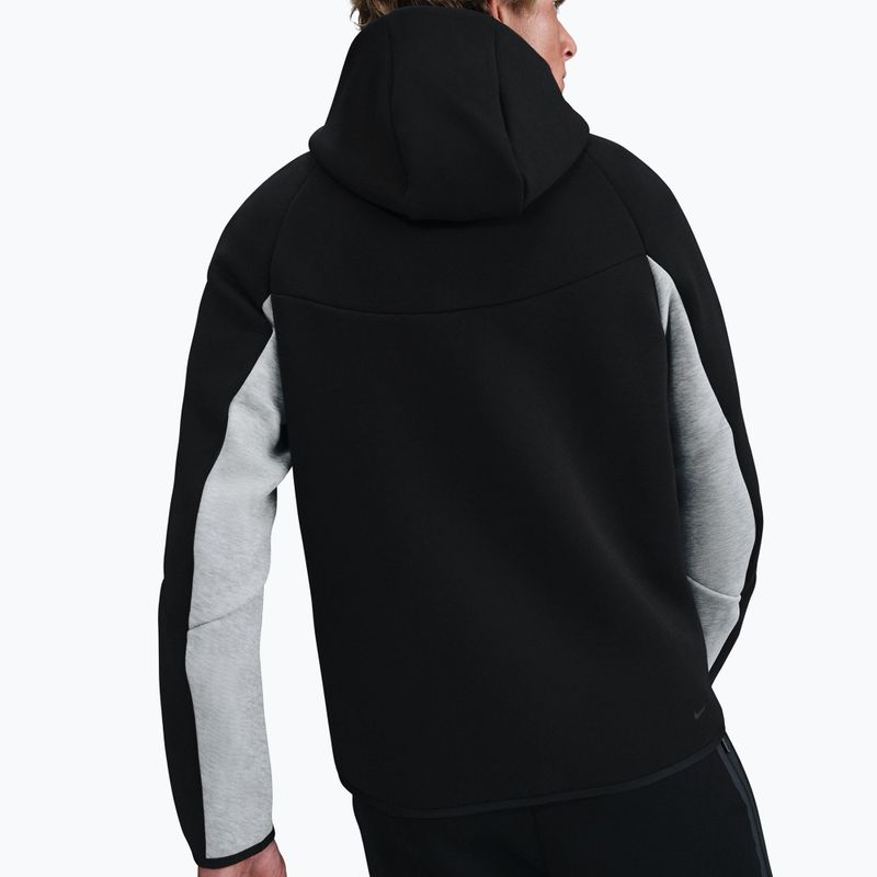Bluză pentru bărbați Nike Tech black/dark grey heather/black 4