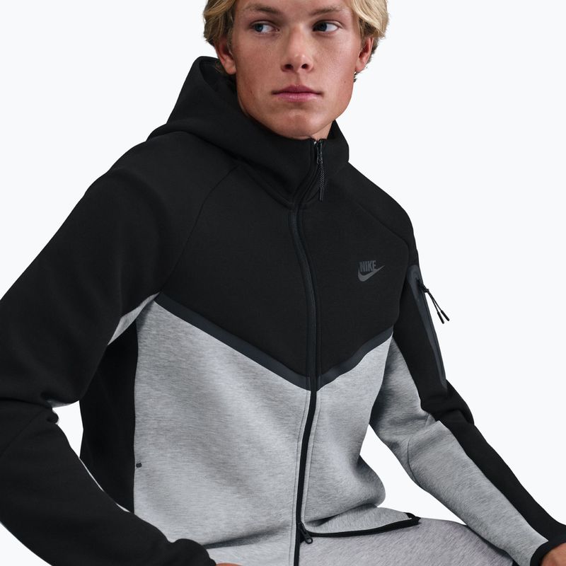 Bluză pentru bărbați Nike Tech black/dark grey heather/black 5