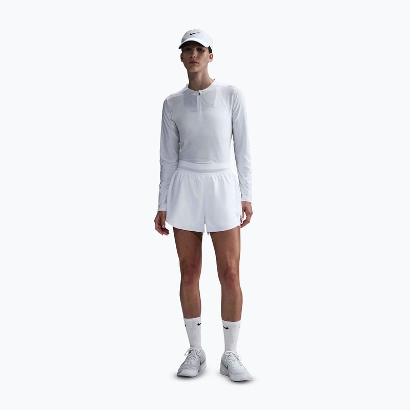 Pantaloni scurți de tenis pentru femei Nike Court Dri-Fit Ace Advantage white/white 2