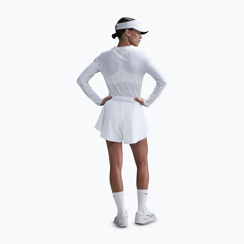 Pantaloni scurți de tenis pentru femei Nike Court Dri-Fit Ace Advantage white/white 4