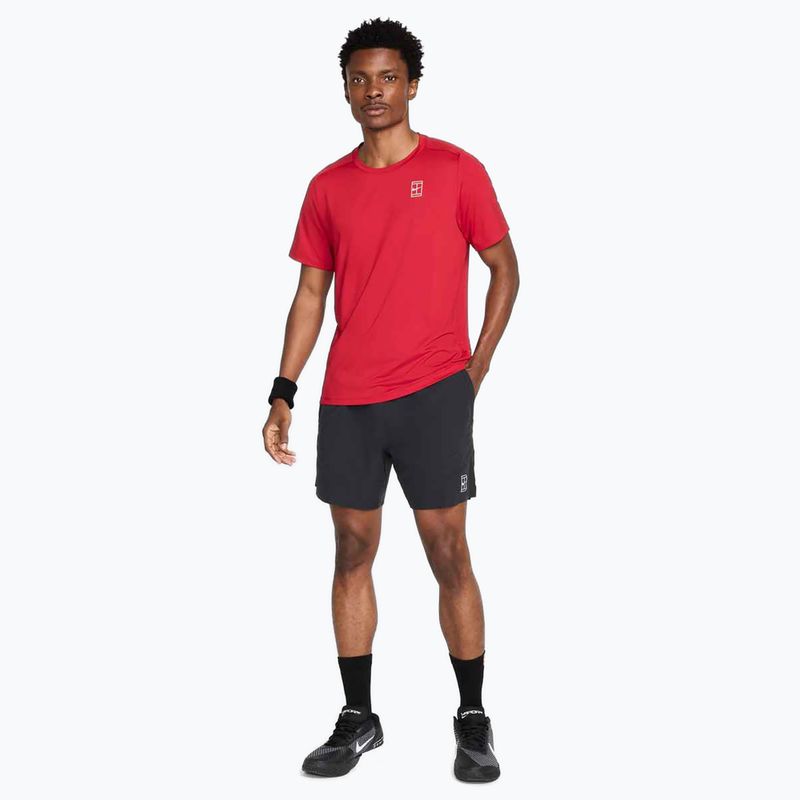 Pantaloni scurți de tenis pentru bărbați Nike Court Dri-Fit Advantage 6" black / white 2