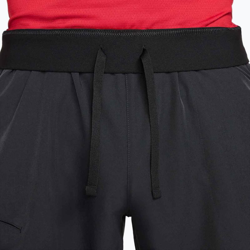 Pantaloni scurți de tenis pentru bărbați Nike Court Dri-Fit Advantage 6" black / white 5