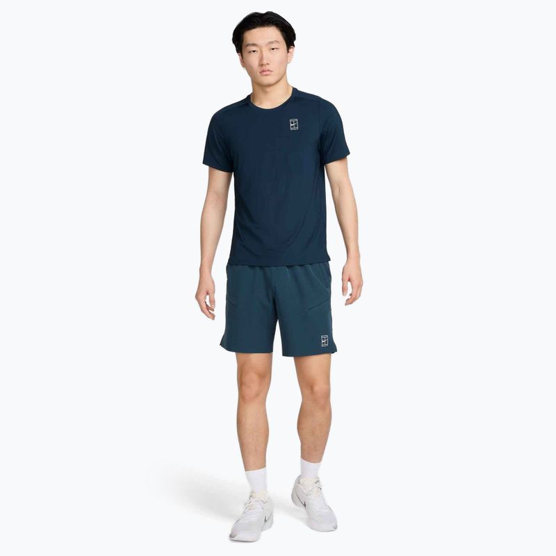 Tricou de tenis pentru bărbați Nike Court Dri-Fit Advantage armory navy / white 2