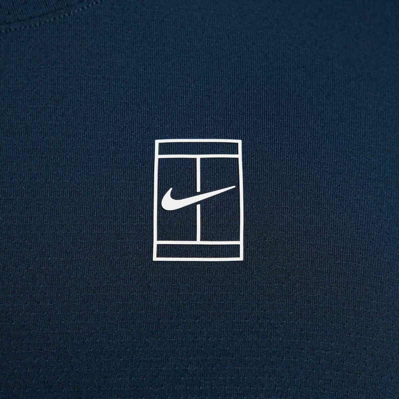 Tricou de tenis pentru bărbați Nike Court Dri-Fit Advantage armory navy / white 6