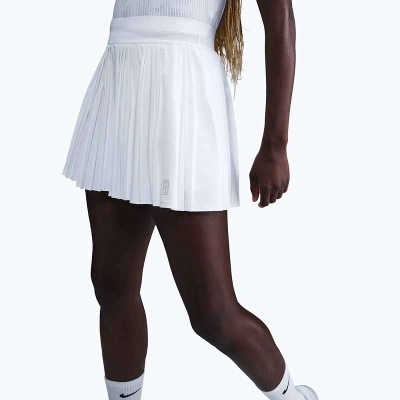 Fustă de tenis Nike Court Dri-Fit Advantage Pleated white/white 3