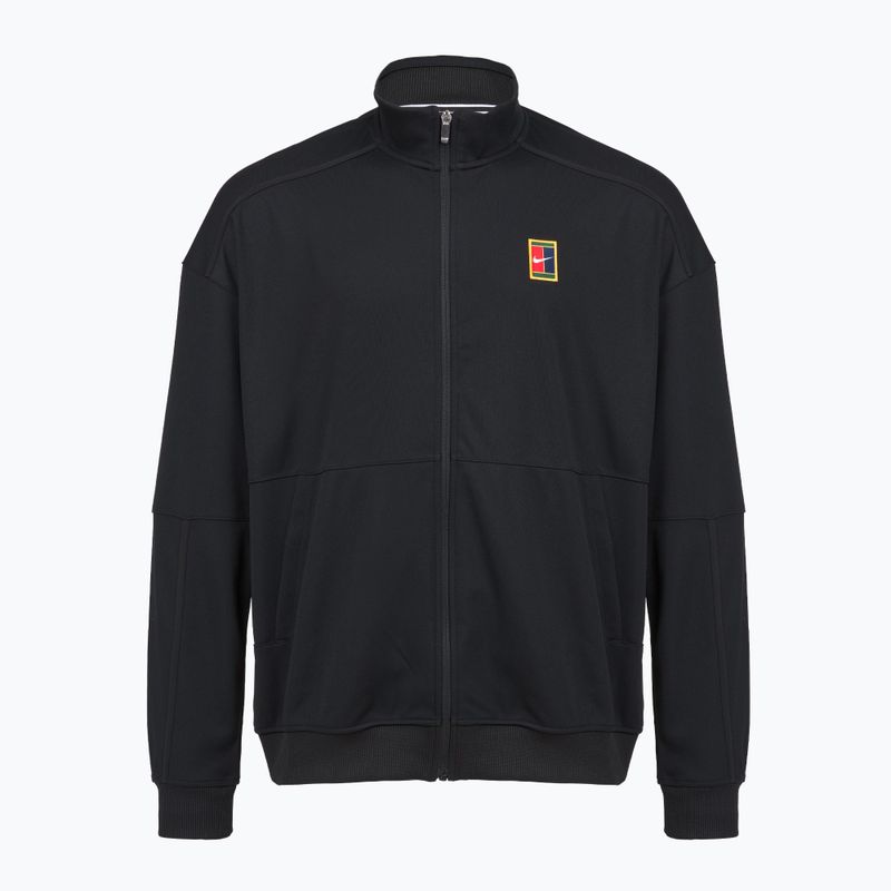 Bluză de tenis pentru bărbați Nike Court Heritage black/black 7