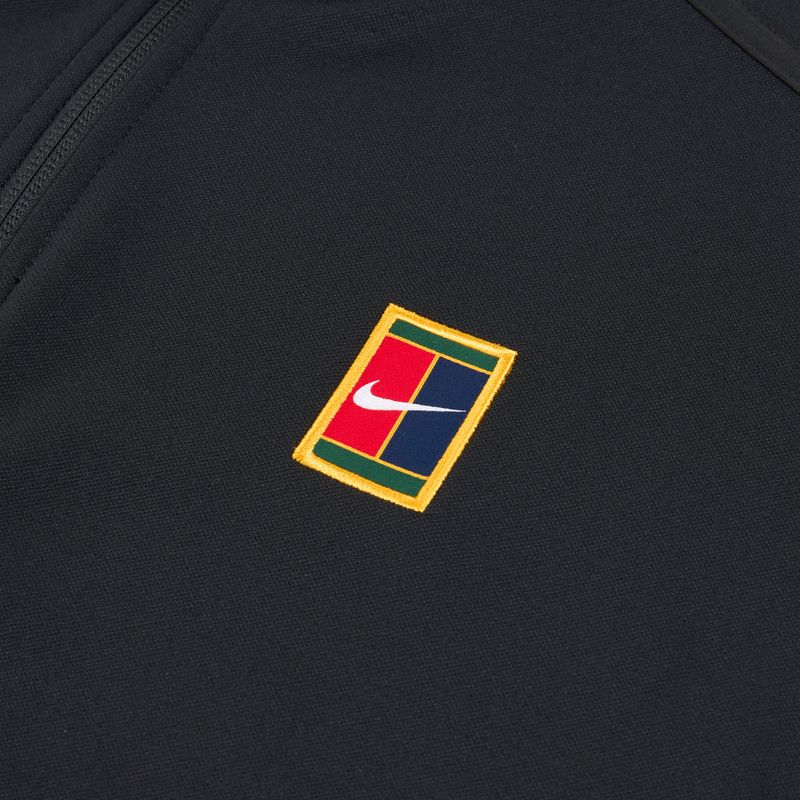 Bluză de tenis pentru bărbați Nike Court Heritage black/black 9
