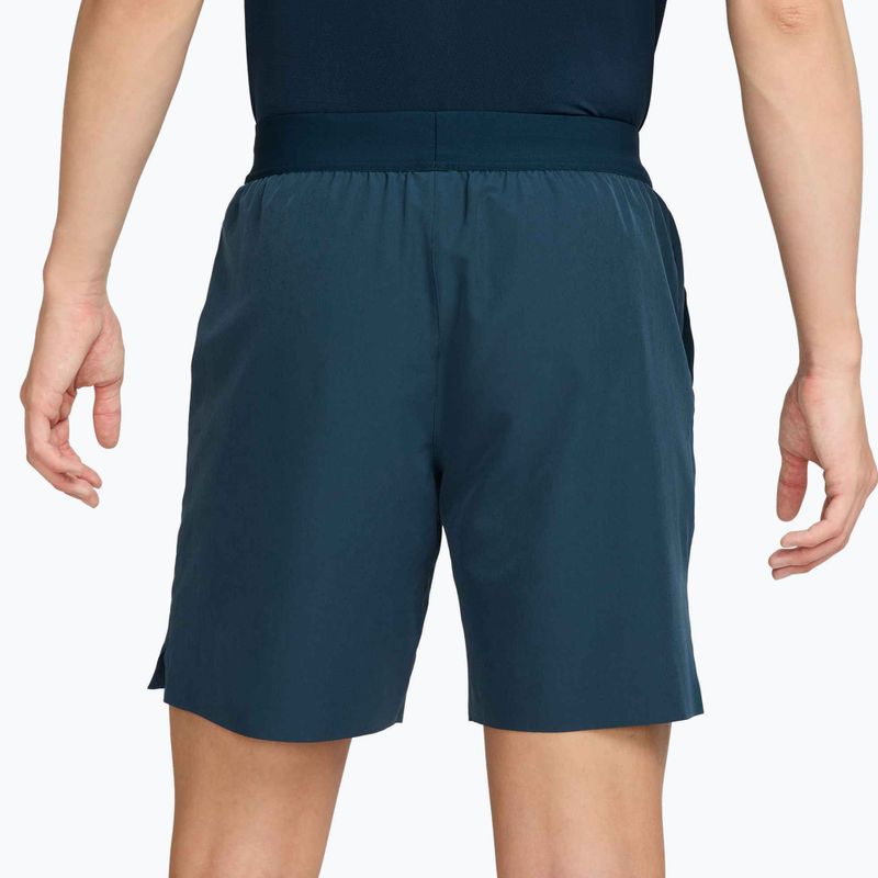 Pantaloni scurți de tenis pentru bărbați Nike Court Dri-Fit Advantage 8" armory navy/white 3