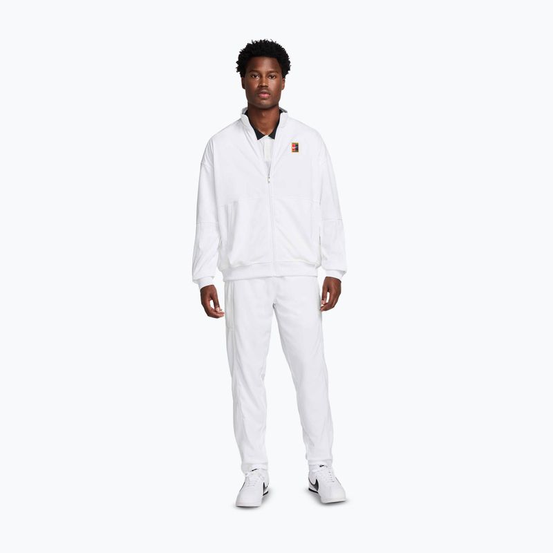 Bluză de tenis pentru bărbați Nike Court Heritage white/white 2