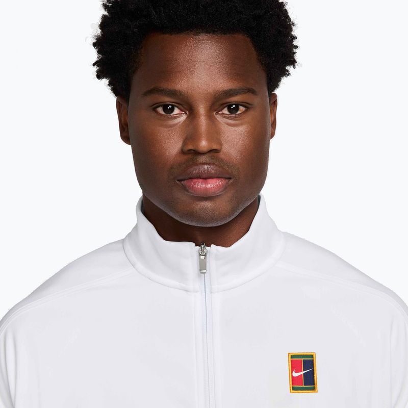 Bluză de tenis pentru bărbați Nike Court Heritage white/white 4