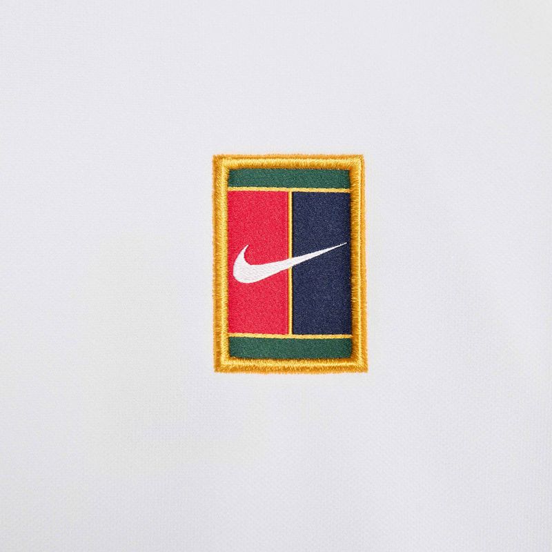 Bluză de tenis pentru bărbați Nike Court Heritage white/white 6