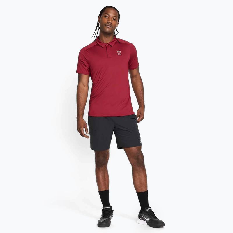 Férfi tenisz rövidnadrág Nike Court Dri-Fit Advantage 8" fekete/fehér 2