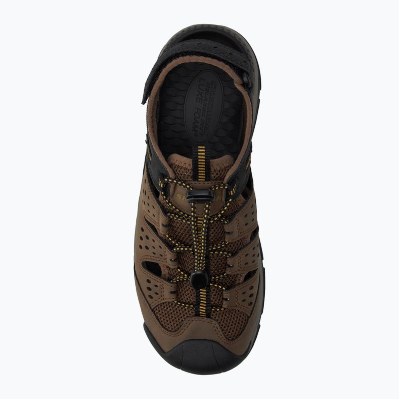 Sandale pentru bărbați SKECHERS Tresmen Menard brown 5