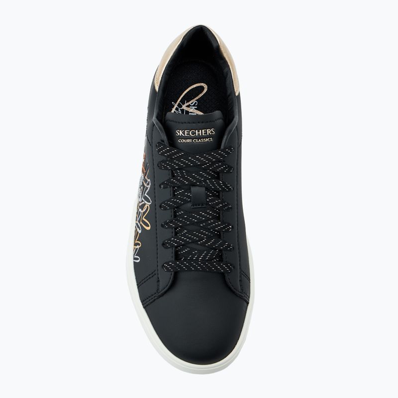 Încălțăminte pentru femei SKECHERS JGoldcrown Eden LX Gleaming Hearts black/mulitcolor 5