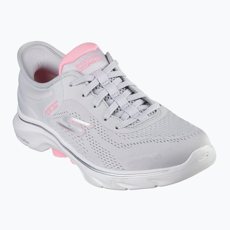 Încălțăminte pentru femei SKECHERS Go Walk 7 Valin gray/pink 8