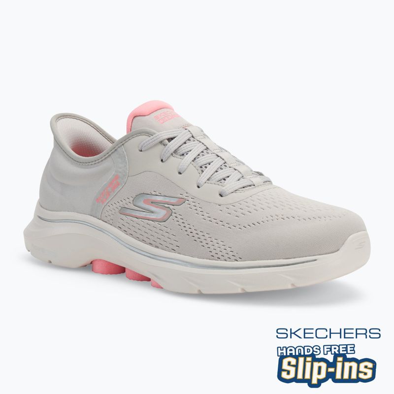 Încălțăminte pentru femei SKECHERS Go Walk 7 Valin gray/pink