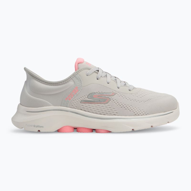 Încălțăminte pentru femei SKECHERS Go Walk 7 Valin gray/pink 2