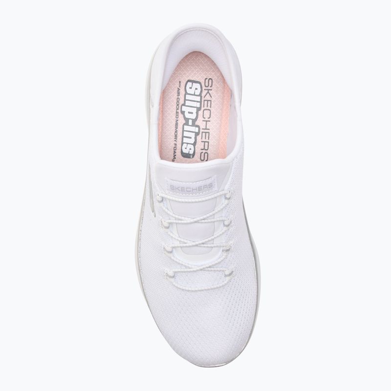 Încălțăminte pentru femei SKECHERS Summits Diamond Dream white/silver 5