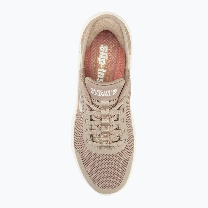 Încălțăminte pentru femei SKECHERS Slip-ins Go Walk Flex Grand Entry taupe/white 6