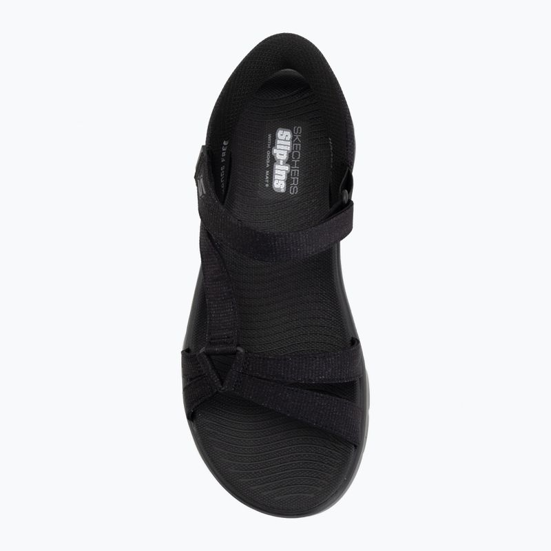 Sandale pentru femei SKECHERS Go Walk Flex Illuminate black 5