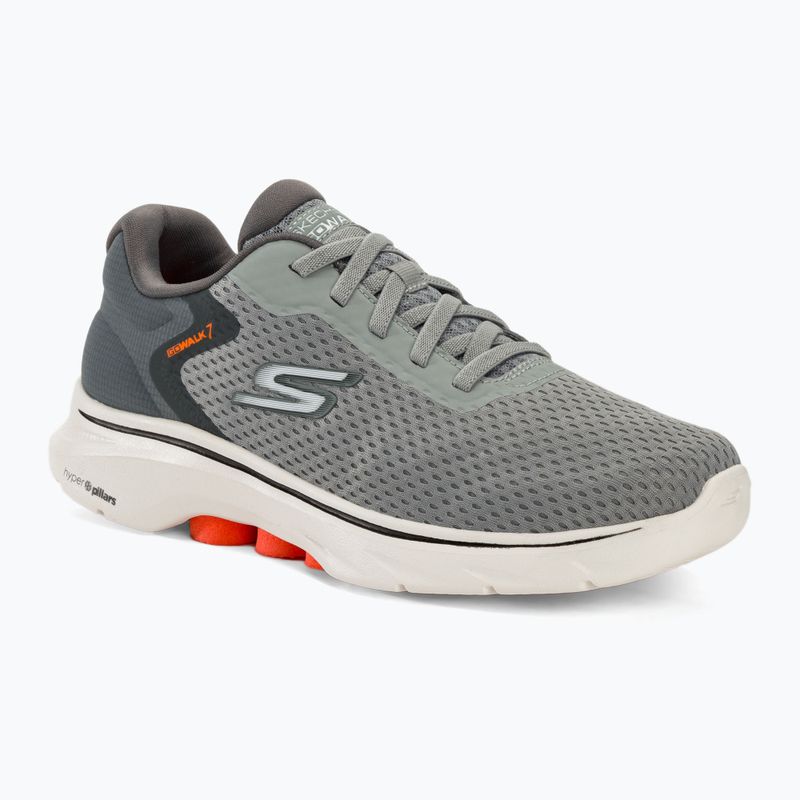Încălțăminte pentru bărbați SKECHERS Go Walk 7 The Construct grey/white/orange