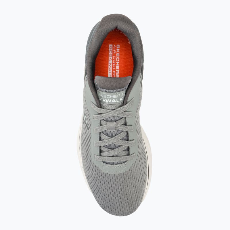Încălțăminte pentru bărbați SKECHERS Go Walk 7 The Construct grey/white/orange 5