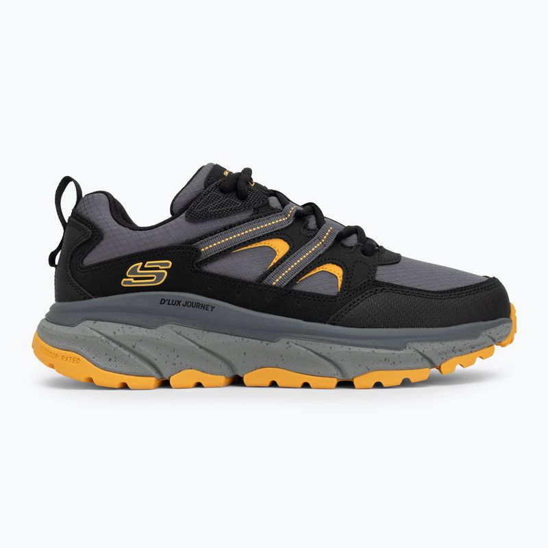Încălțăminte pentru bărbați SKECHERS D'Lux Journey black/yellow 2
