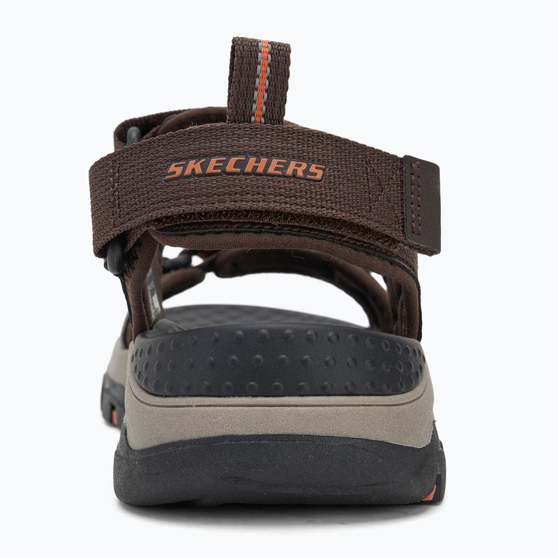 Sandale pentru bărbați SKECHERS Tresmen Ryer chocolate 6