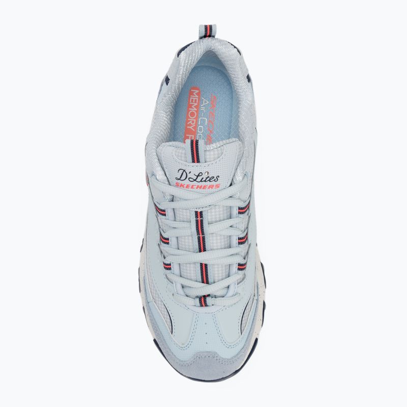 Încălțăminte pentru femei  SKECHERS D'Lites Bold Views light blue/multi 5