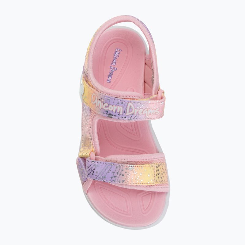 Sandale pentru copii SKECHERS Unicorn Dreams Majestic Bliss pink 5
