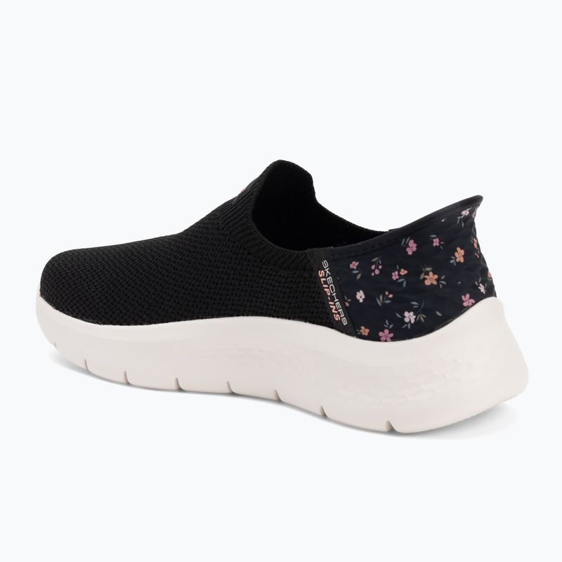 Încălțăminte pentru femei  SKECHERS Go Walk Flex Sunset Rose black 3
