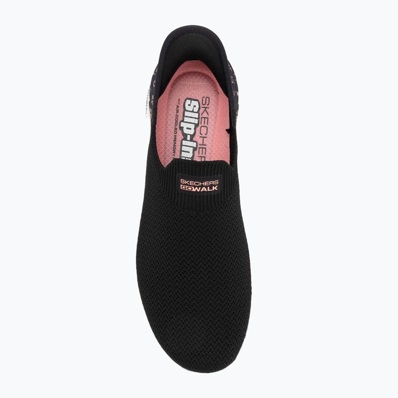 Încălțăminte pentru femei  SKECHERS Go Walk Flex Sunset Rose black 5