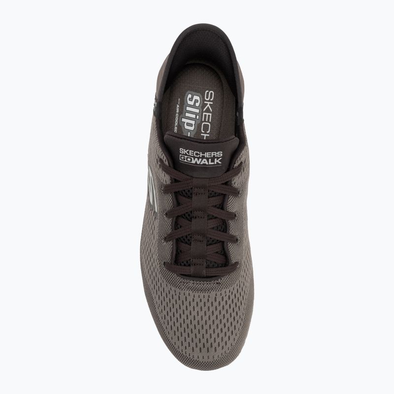 Încălțăminte pentru bărbați SKECHERS Slip-ins Go Walk Flex New World brown 5