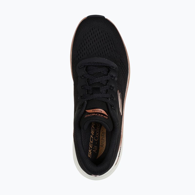 Încălțăminte pentru femei  SKECHERS Arch Fit 2.0 Glow The Distance black/rose gold 5