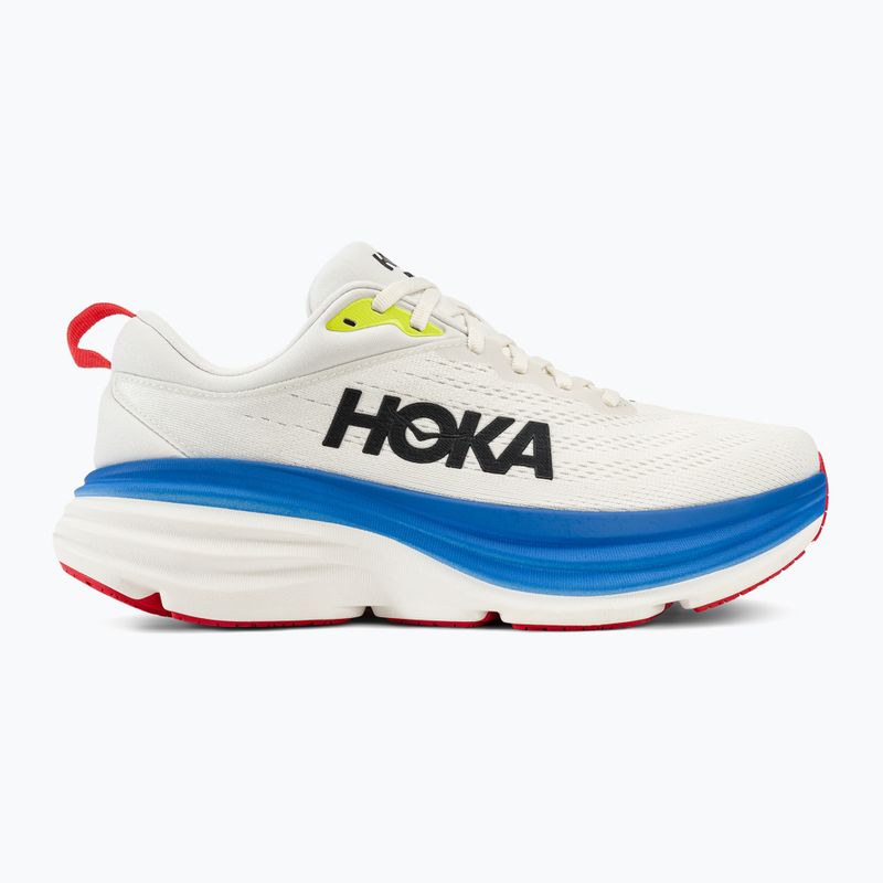 Încălțăminte de alergat pentru bărbați HOKA Bondi 8 blanc de blanc/virtual blue 2