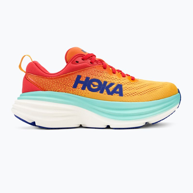 Încălțăminte de alergat pentru bărbați HOKA Bondi 8 cerise/cloudless 2