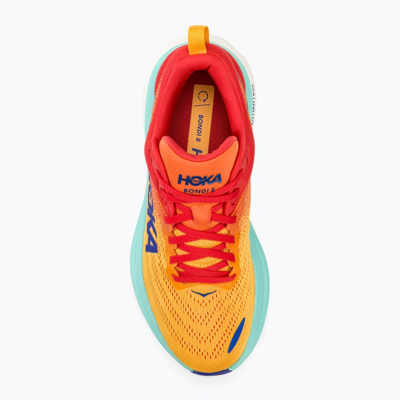 Încălțăminte de alergat pentru bărbați HOKA Bondi 8 cerise/cloudless 5