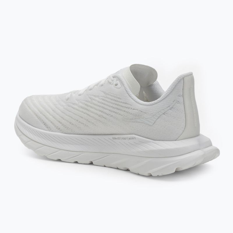 Încălțăminte de alergare pentru femei HOKA Mach 5 white/white 3
