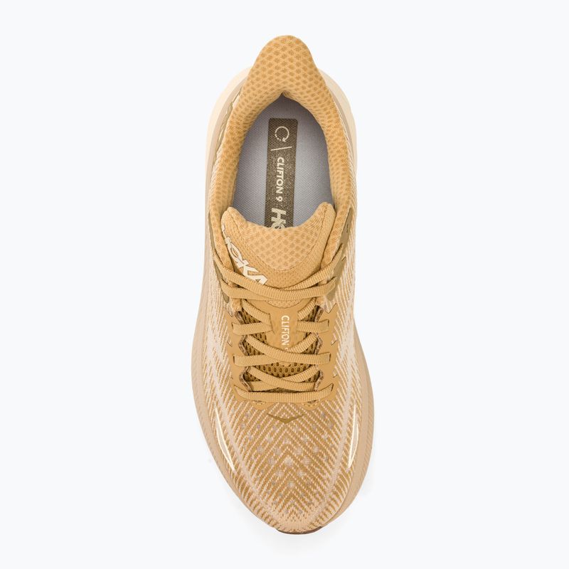 Încălțăminte de alergat pentru bărbați HOKA Clifton 9 wheat/shifting sand 5