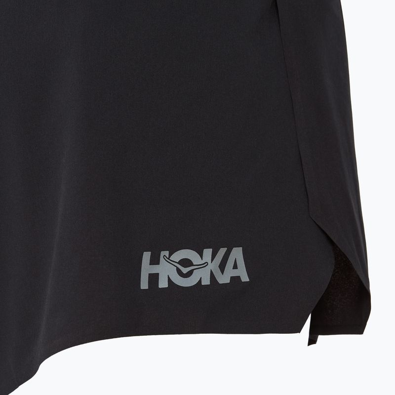Pantaloni scurți de alergare pentru bărbați HOKA Race Day Split black 3
